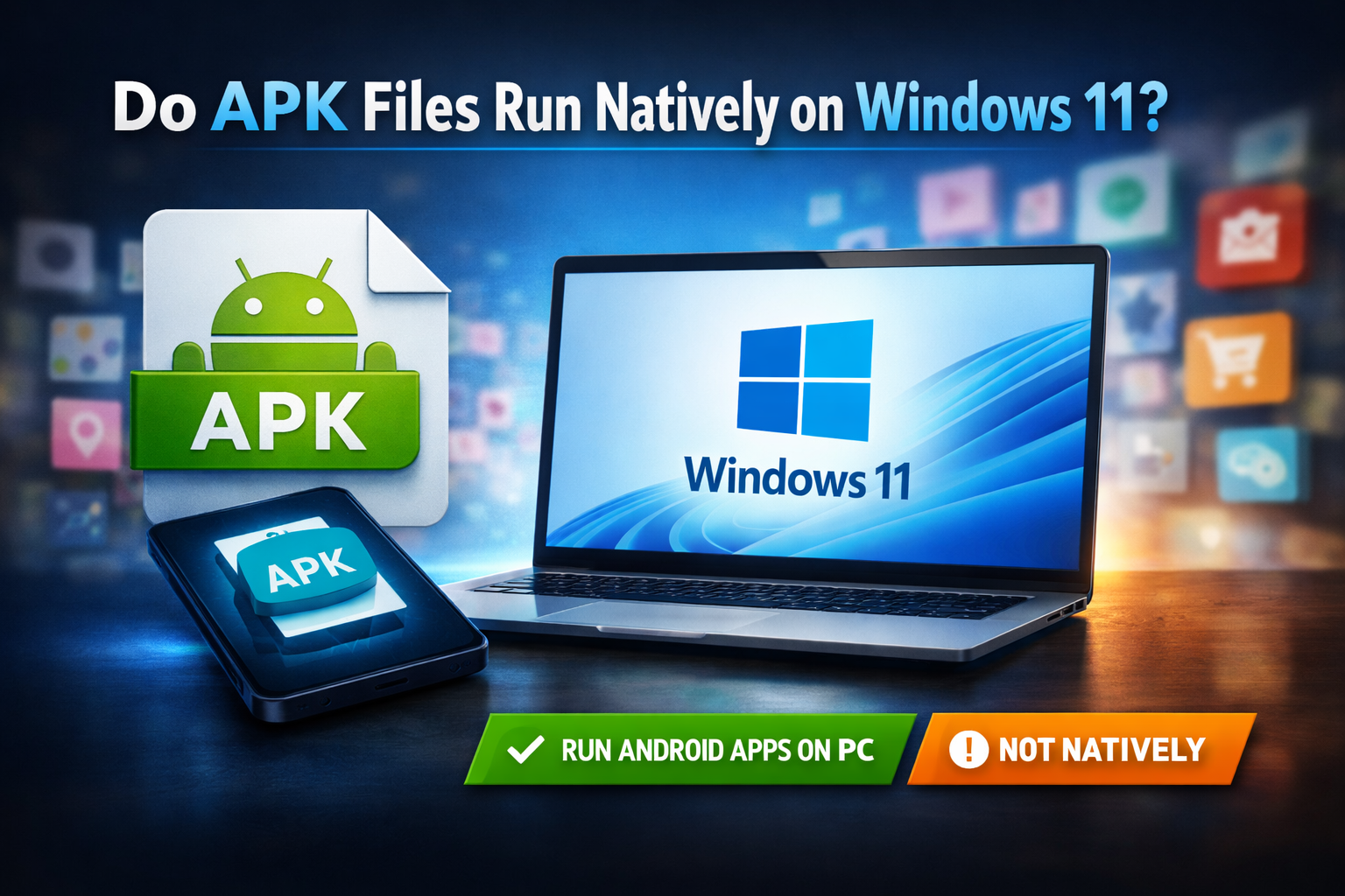 Do APK Files Run Natively on Windows 11?