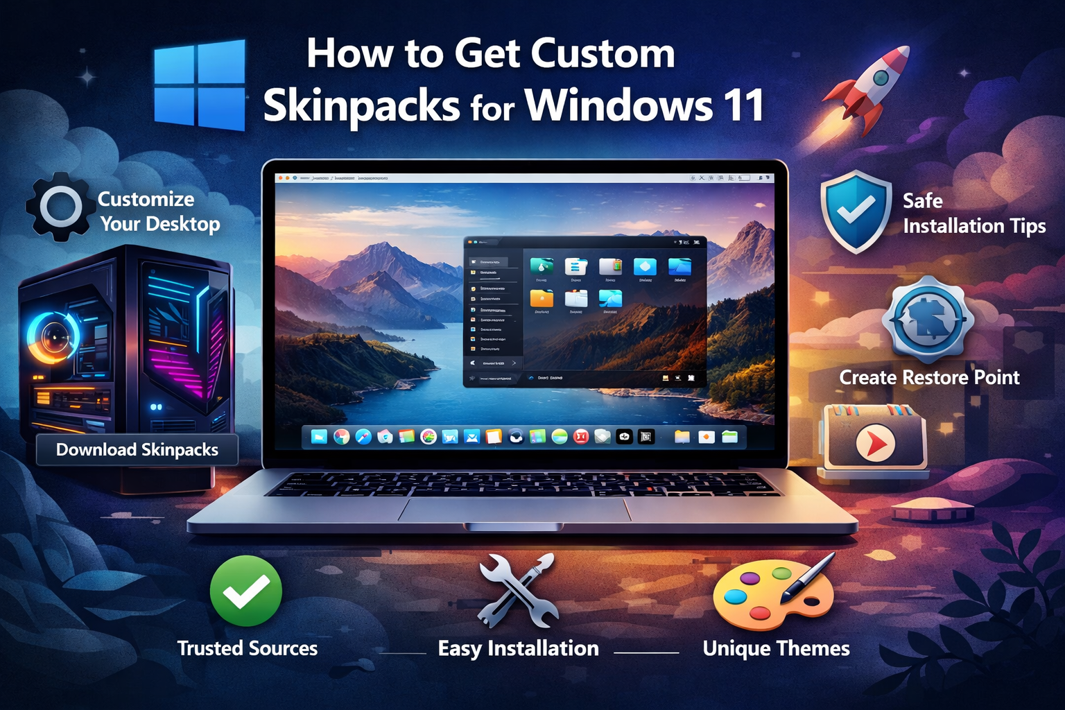 How to Get Custom Skinpacks for Windows 11