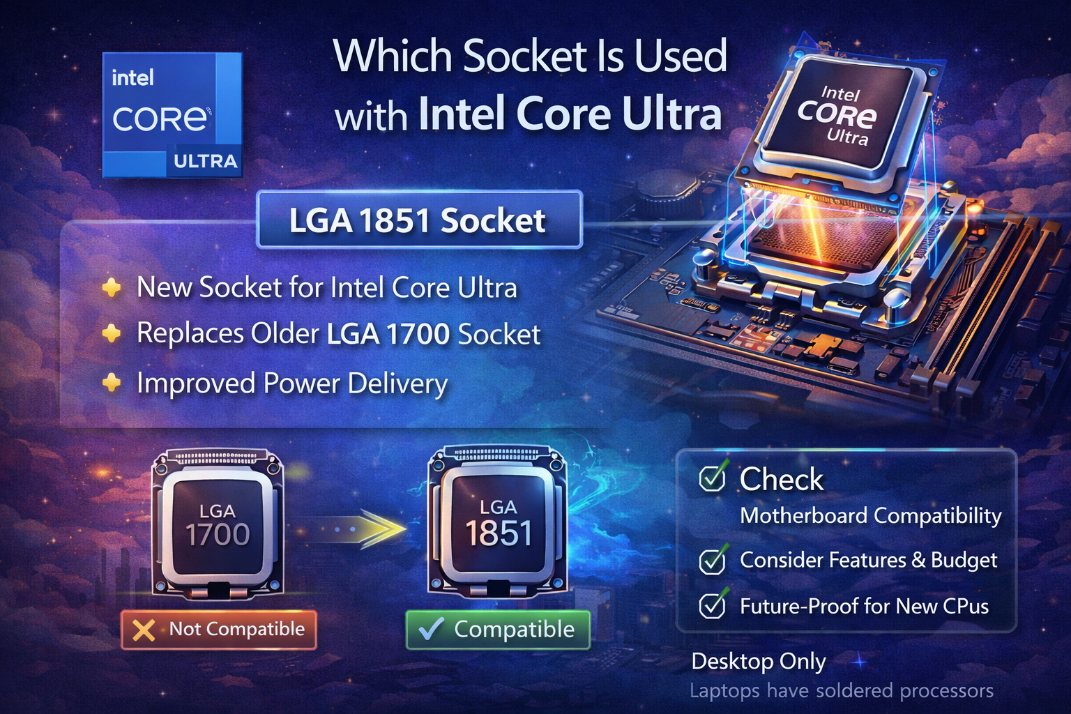 Which Socket Is Used with Intel Core Ultra