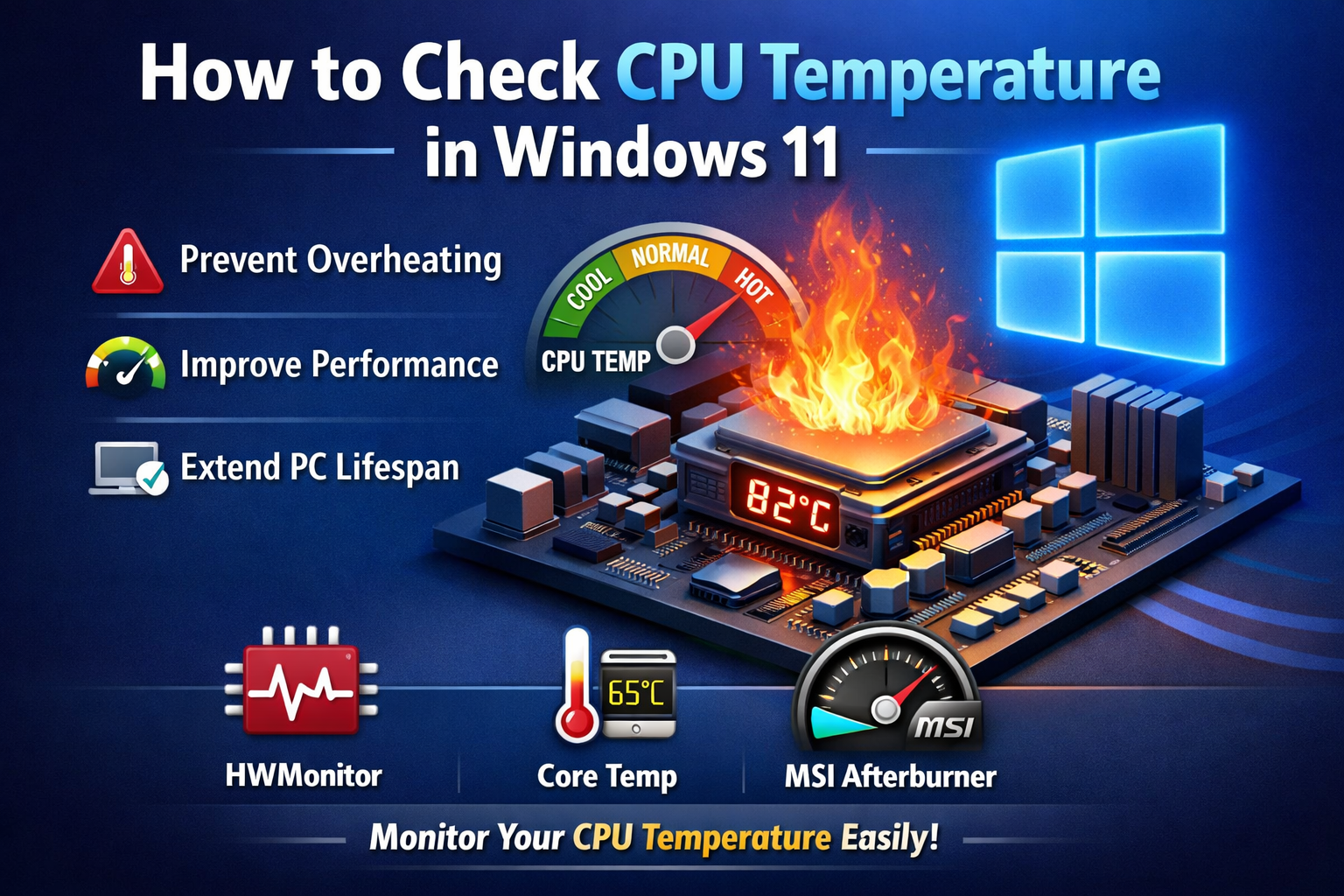 How to Check CPU Temperature in Windows 11
